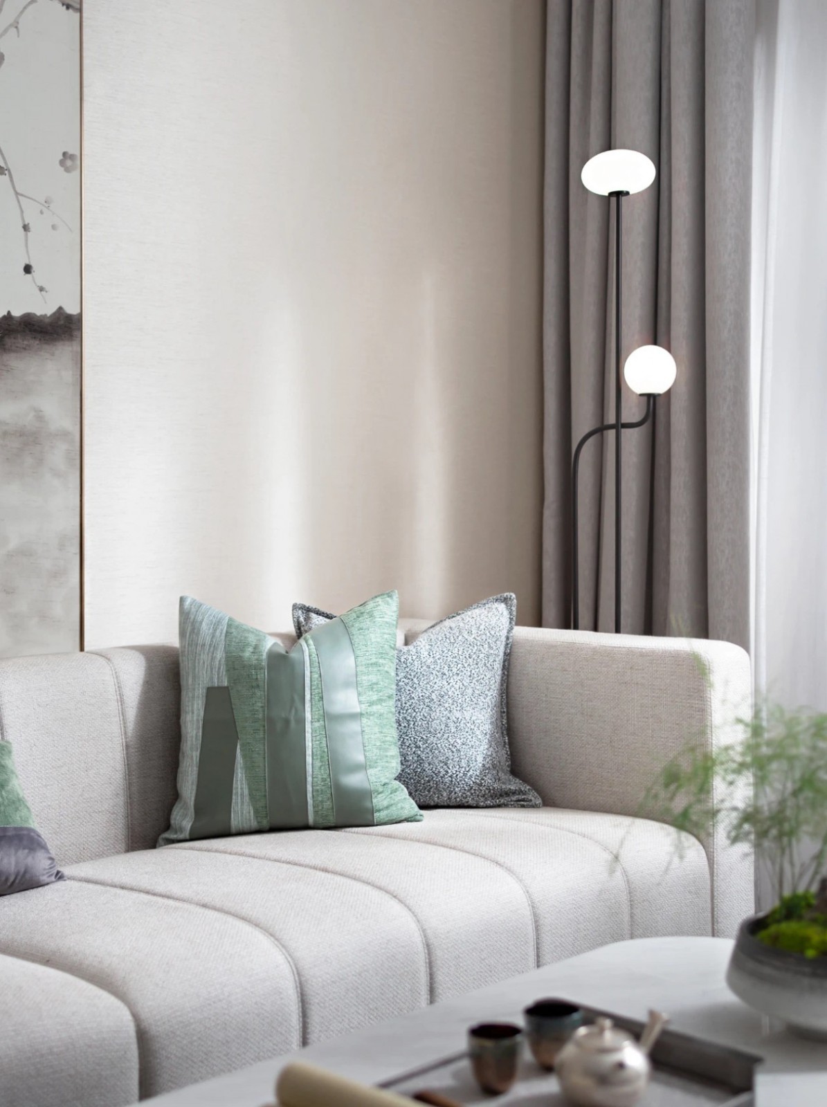 新中式風(fēng)格家裝設(shè)計(jì)室內(nèi)裝修效果圖-客廳 新中式風(fēng)格家裝設(shè)計(jì)室內(nèi)裝修效果圖-客廳