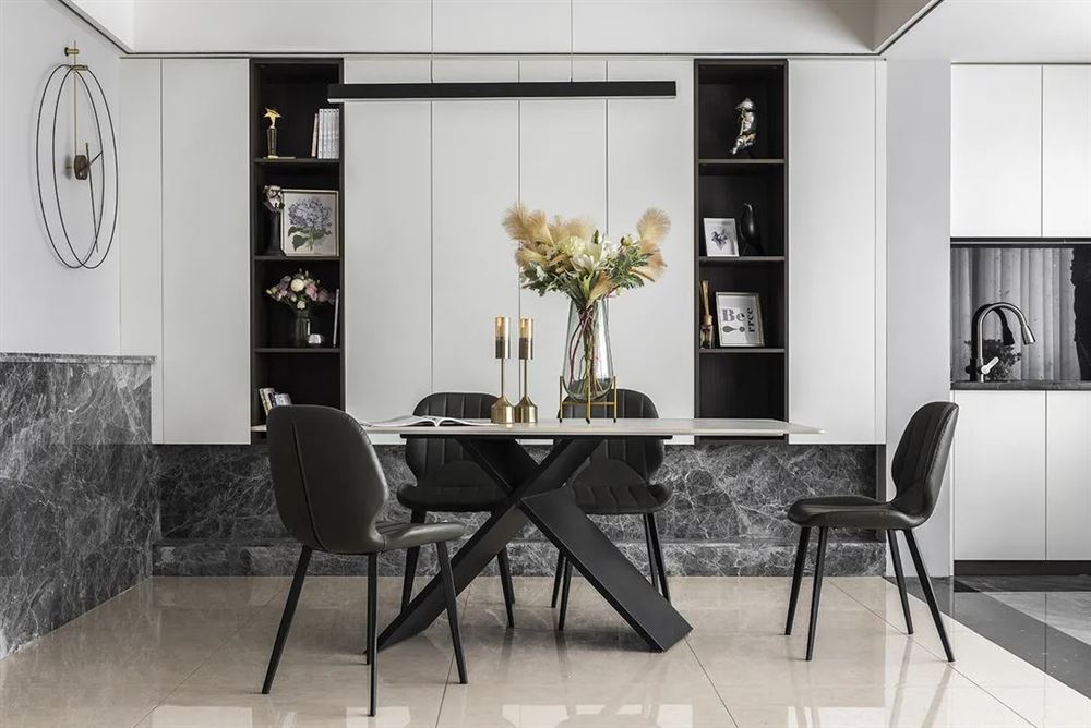 廣州市雅居樂富春山居現代簡約風格三居室裝修案例