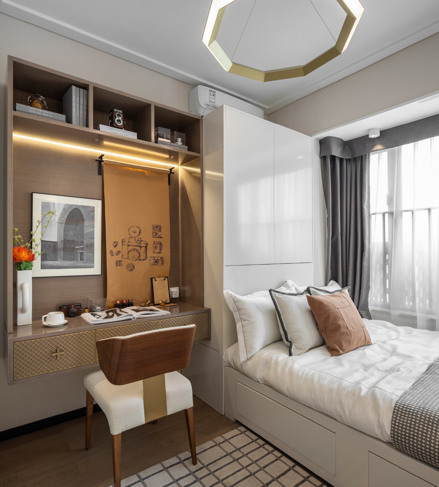 現(xiàn)代簡約風(fēng)格室內(nèi)設(shè)計家裝案例-書房 現(xiàn)代簡約風(fēng)格室內(nèi)設(shè)計家裝案例-書房