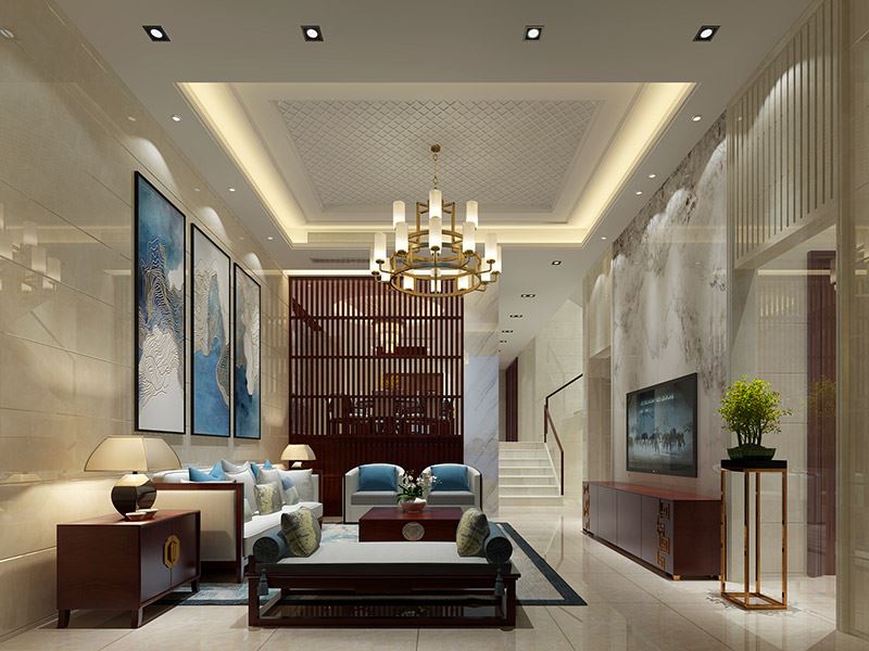 泰州市柏建小區(qū)現(xiàn)代簡(jiǎn)約風(fēng)格別墅裝修案例