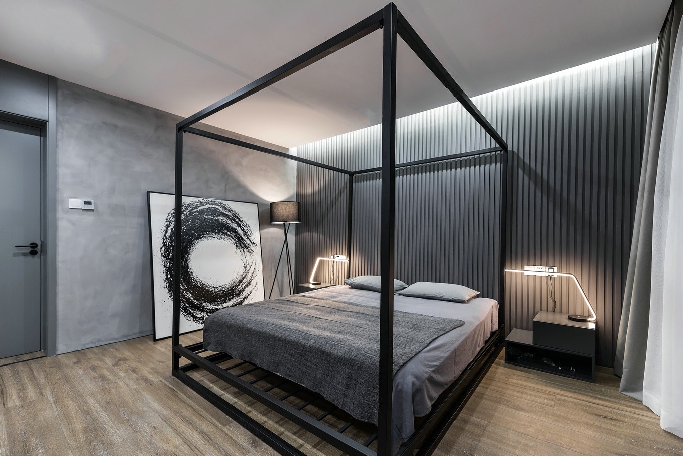 裝修案例現(xiàn)代簡約風格室內(nèi)裝修效果圖-主臥 裝修案例現(xiàn)代簡約風格室內(nèi)裝修效果圖-主臥