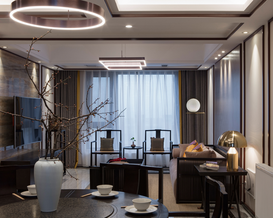 新中式風格室內(nèi)設(shè)計家裝案例-餐廳 新中式風格室內(nèi)設(shè)計家裝案例-餐廳