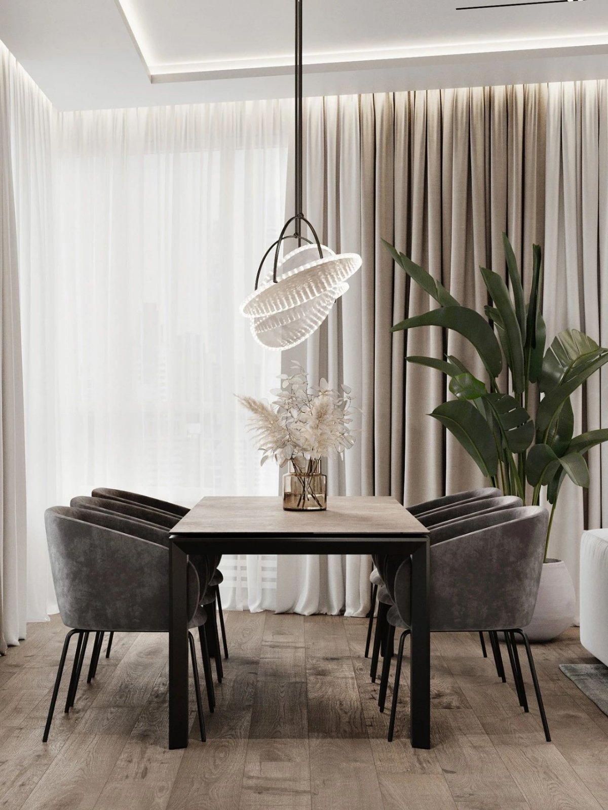 現(xiàn)代簡約風(fēng)格室內(nèi)設(shè)計家裝案例-餐廳 現(xiàn)代簡約風(fēng)格室內(nèi)設(shè)計家裝案例-餐廳