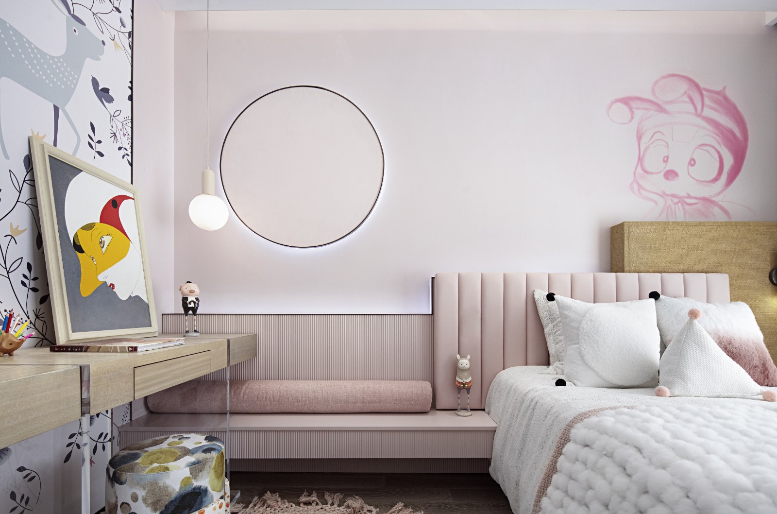 現(xiàn)代輕奢風(fēng)格別墅室內(nèi)設(shè)計(jì)家裝案例-兒童房 現(xiàn)代輕奢風(fēng)格別墅室內(nèi)設(shè)計(jì)家裝案例-兒童房