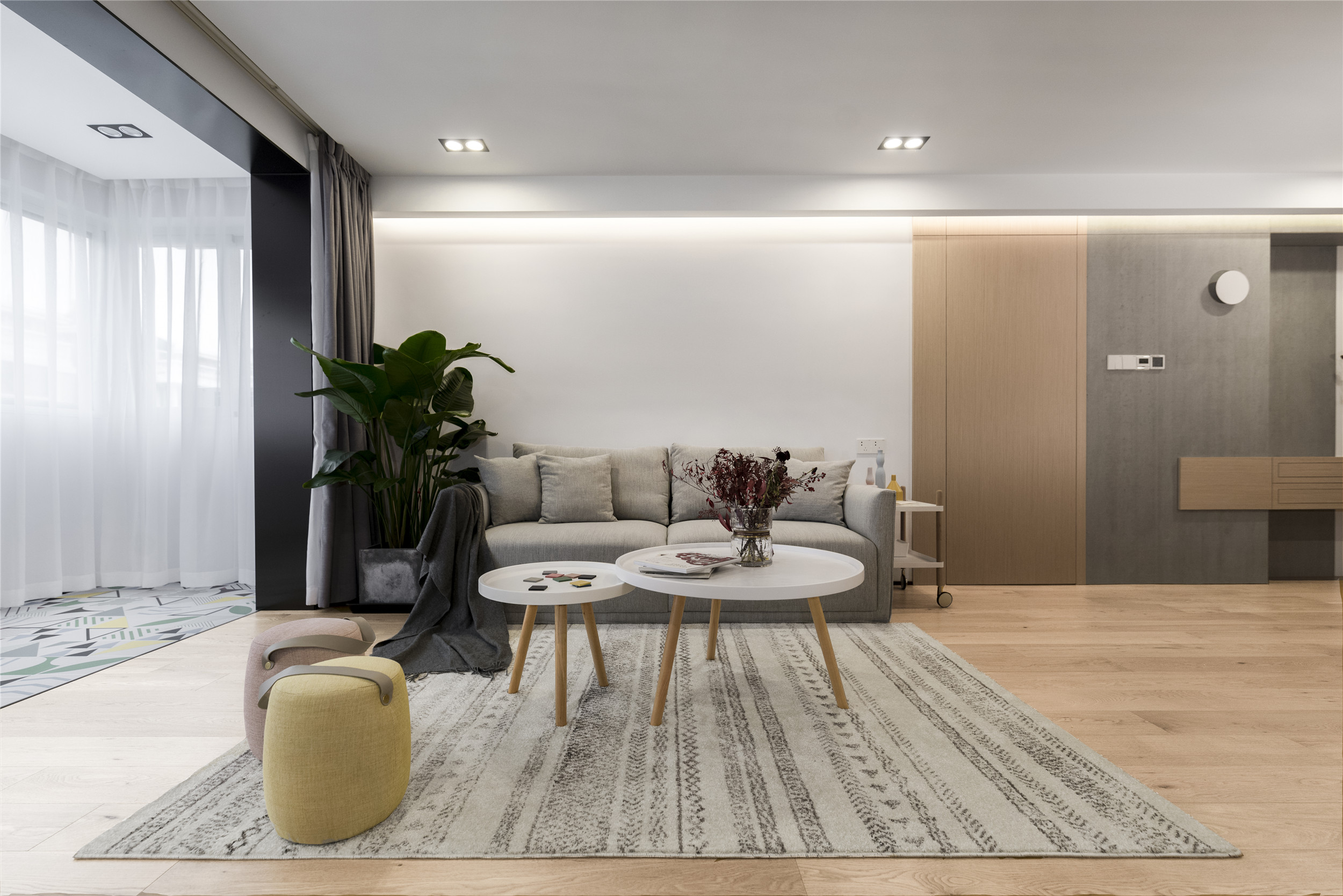 北歐簡約風格室內(nèi)設計家裝案例-客廳 北歐簡約風格室內(nèi)設計家裝案例-客廳