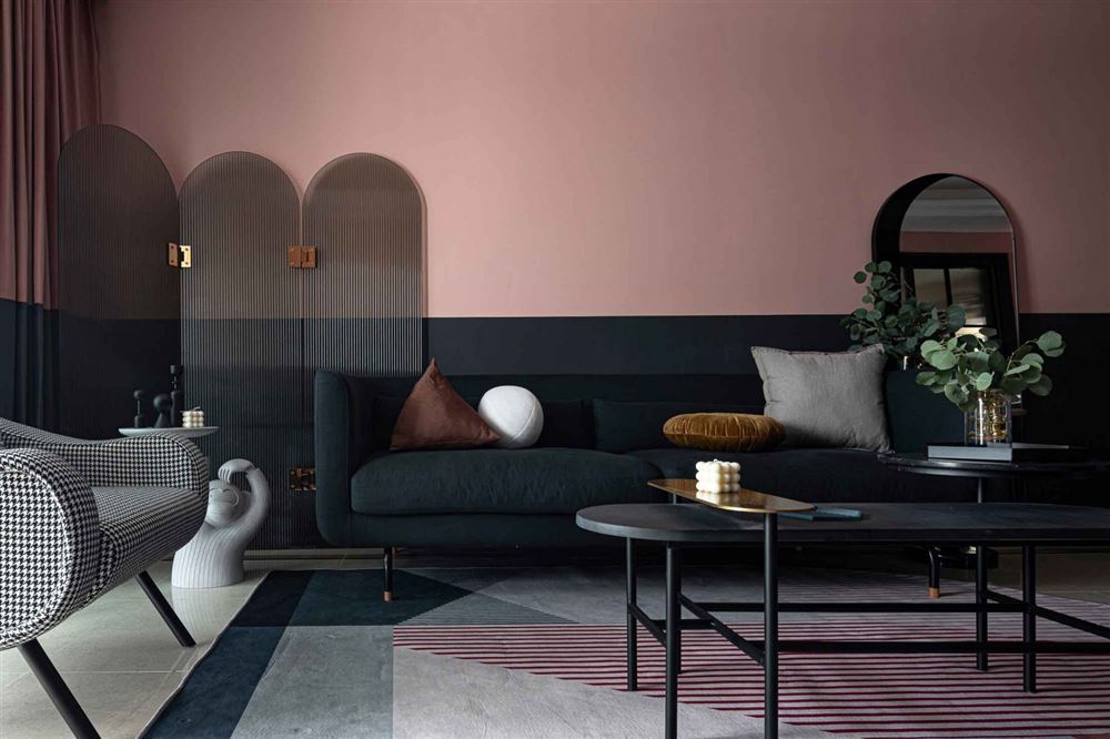 江門市鶴山碧桂園別墅輕奢風(fēng)格三居室裝修案例