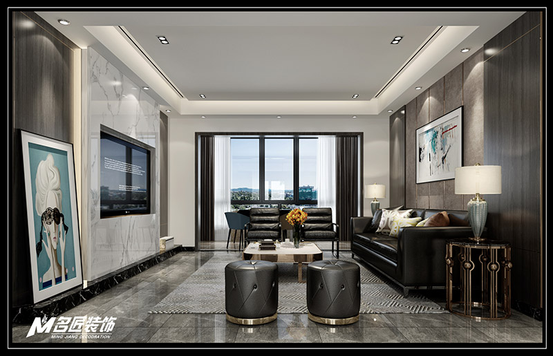 萬(wàn)科金域華庭暉景閣復(fù)式210平米北歐風(fēng)格裝修案例-二樓會(huì)客室 萬(wàn)科金域華庭暉景閣復(fù)式210平米北歐風(fēng)格裝修案例-二樓會(huì)客室