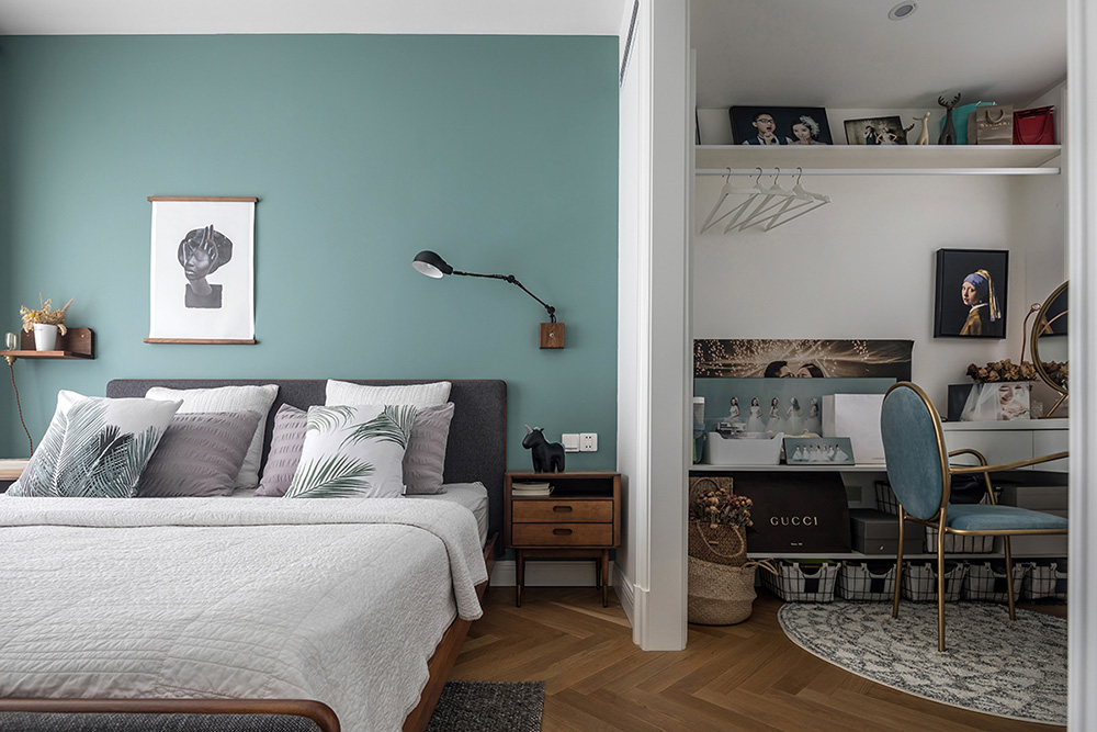 原木北歐風(fēng)室內(nèi)設(shè)計(jì)，帶著年輕人奮斗上進(jìn)心裝飾的溫馨小窩-臥室