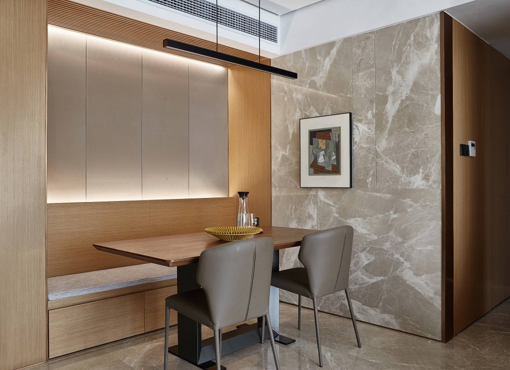 現(xiàn)代簡約風(fēng)格室內(nèi)家裝案例效果圖-餐廳 現(xiàn)代簡約風(fēng)格室內(nèi)家裝案例效果圖-餐廳