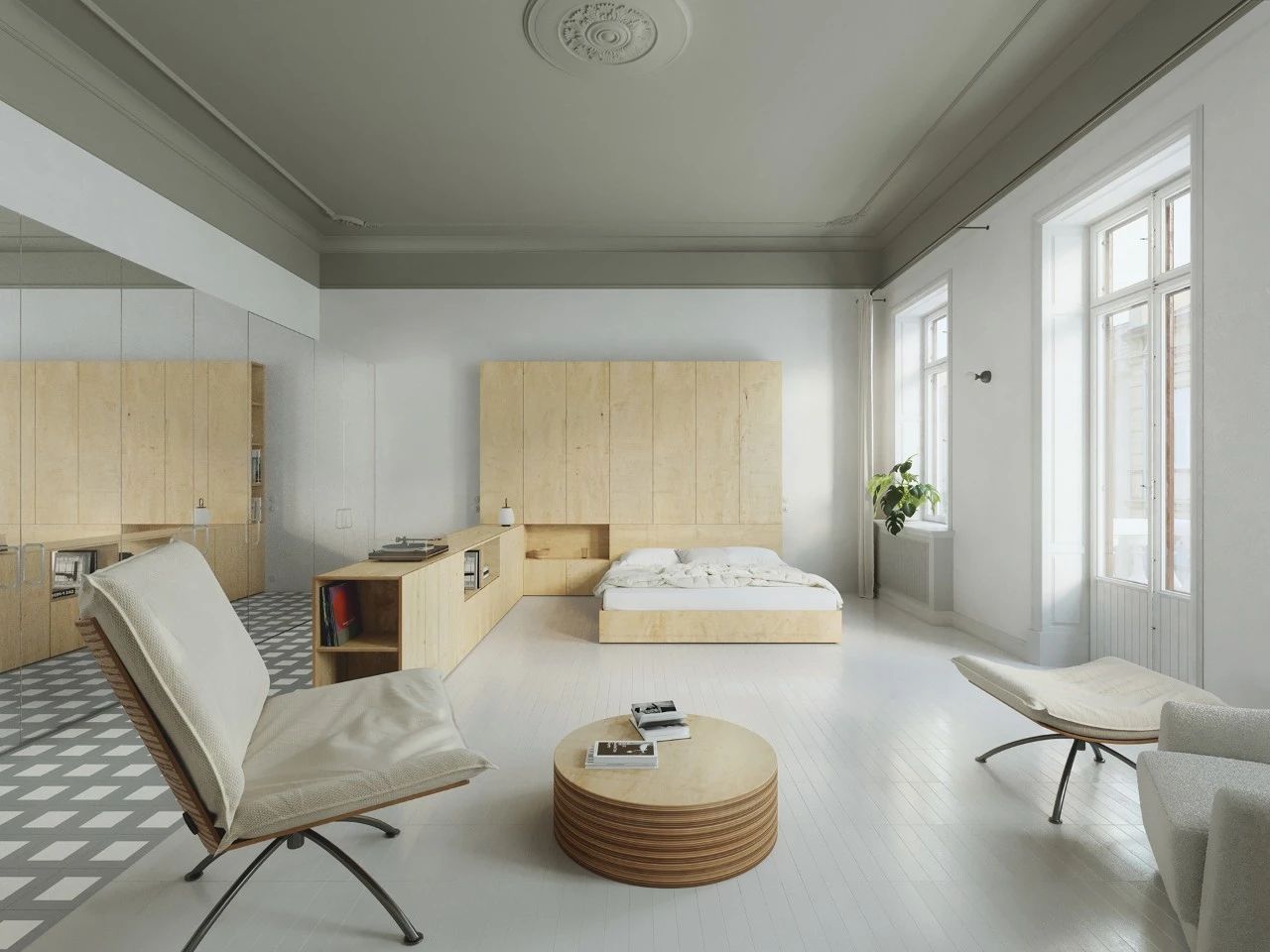 裝修案例極簡風格室內(nèi)裝修效果圖-客廳 裝修案例極簡風格室內(nèi)裝修效果圖-客廳