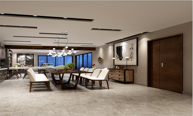 瀧景花園別墅355平米現(xiàn)代簡約風格裝修案例-廚餐廳 瀧景花園別墅355平米現(xiàn)代簡約風格裝修案例-廚餐廳