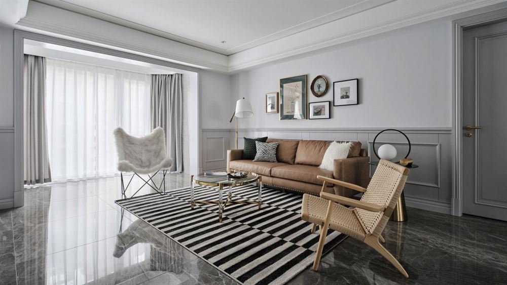 佛山市招商樾園現(xiàn)代簡約風格四居室裝修案例