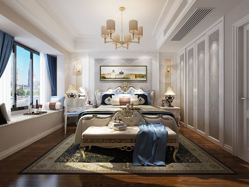 佛山市招商樾園現(xiàn)代風格三居室裝修案例