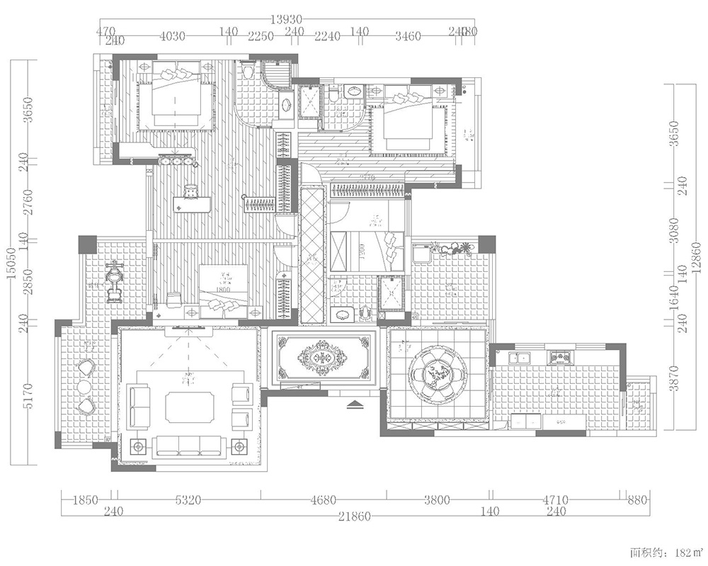 佛山裝修公司簡歐風(fēng)格室內(nèi)裝修效果圖-戶型圖 佛山裝修公司簡歐風(fēng)格室內(nèi)裝修效果圖-戶型圖