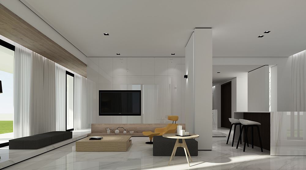 廣州市保利越秀天啟現(xiàn)代簡約風(fēng)格別墅裝修案例