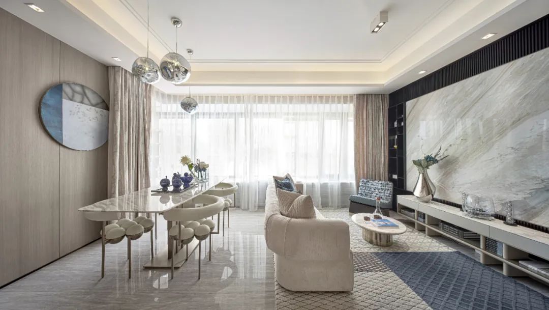 現(xiàn)代簡約風(fēng)格室內(nèi)設(shè)計(jì)家裝案例-客餐廳 現(xiàn)代簡約風(fēng)格室內(nèi)設(shè)計(jì)家裝案例-客餐廳