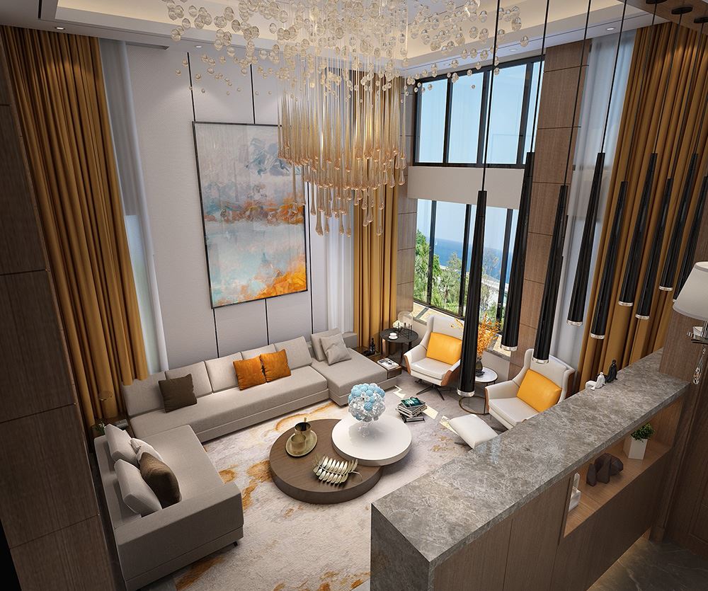 佛山市雅居樂(lè)萬(wàn)象郡輕奢風(fēng)格別墅裝修案例