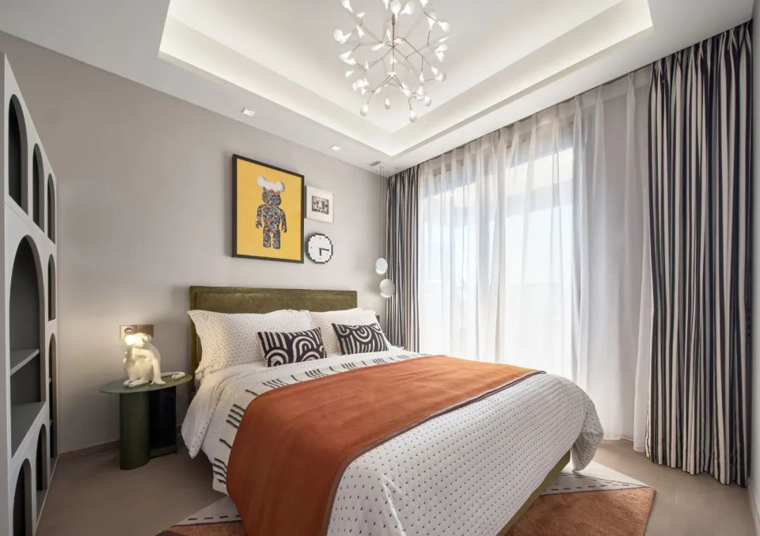 現(xiàn)代簡約風(fēng)格室內(nèi)設(shè)計(jì)家裝案例-客臥 現(xiàn)代簡約風(fēng)格室內(nèi)設(shè)計(jì)家裝案例-客臥
