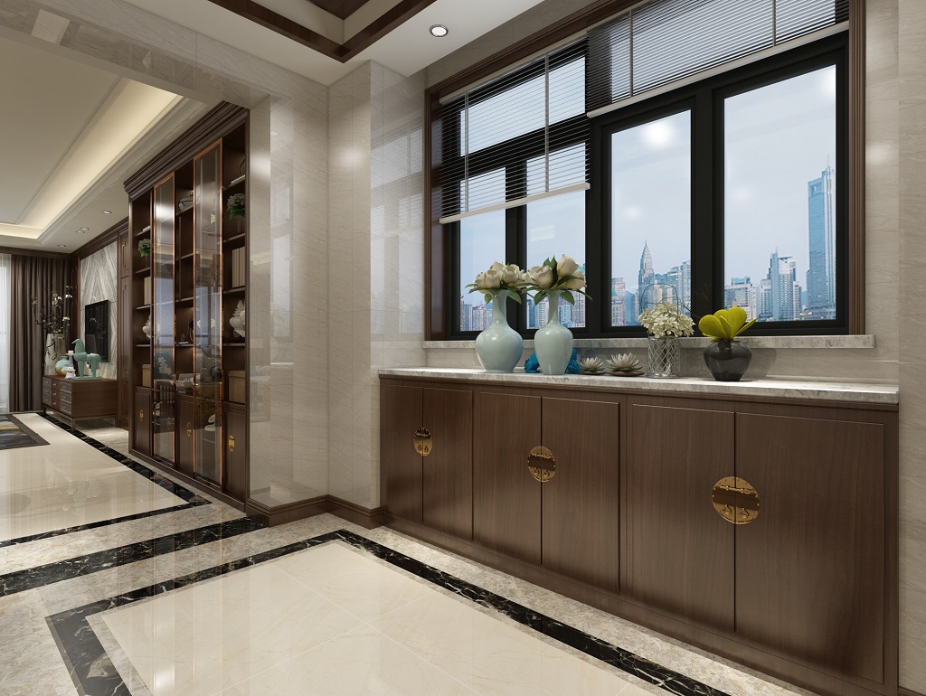 茂名市荔晶新城歐式風(fēng)格三居室裝修案例