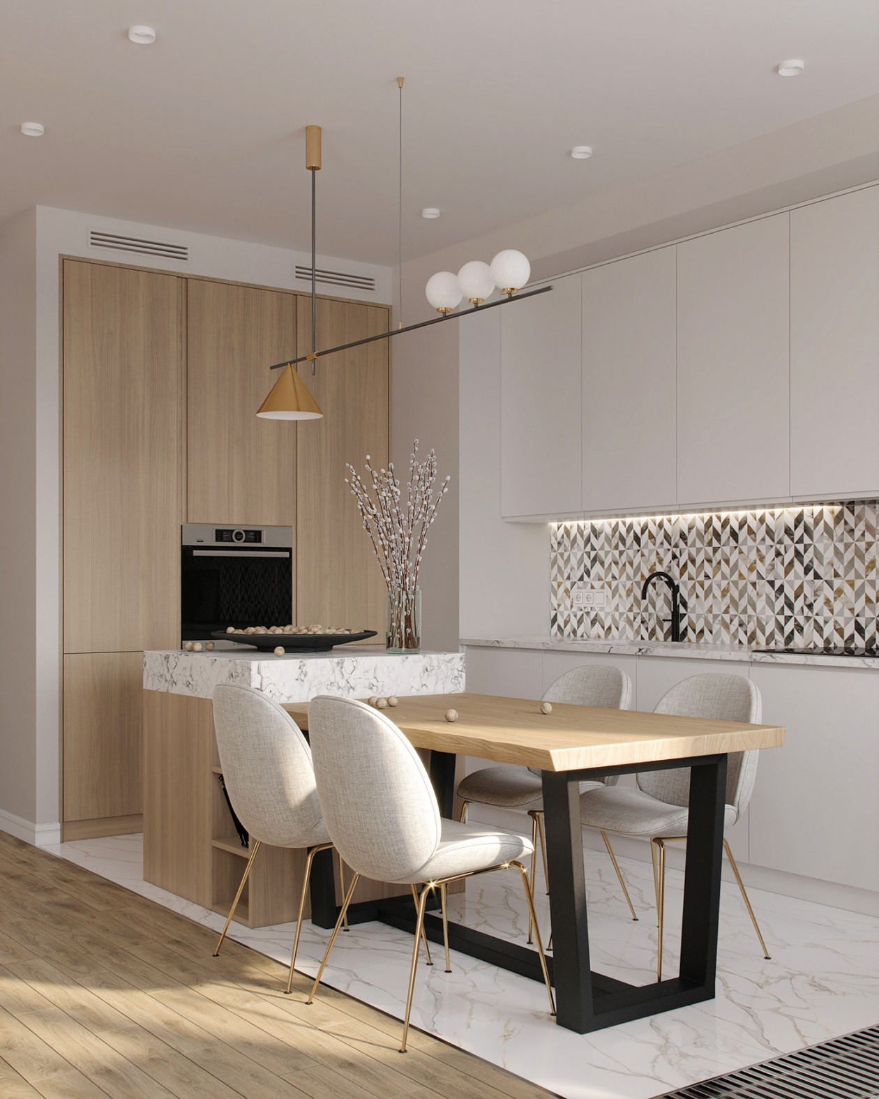 北歐簡(jiǎn)約原木風(fēng)格家裝設(shè)計(jì)室內(nèi)裝修效果圖-餐廳 北歐簡(jiǎn)約原木風(fēng)格家裝設(shè)計(jì)室內(nèi)裝修效果圖-餐廳