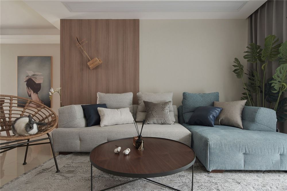 陽(yáng)江市中集國(guó)際城北歐風(fēng)格二居室裝修案例