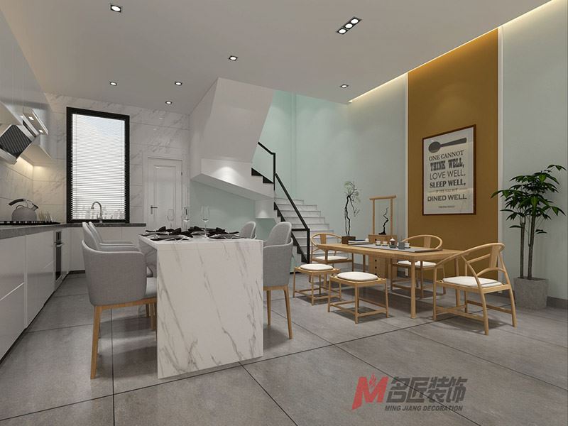 臺州市愛仕達(dá)半島名苑北歐風(fēng)格別墅裝修案例