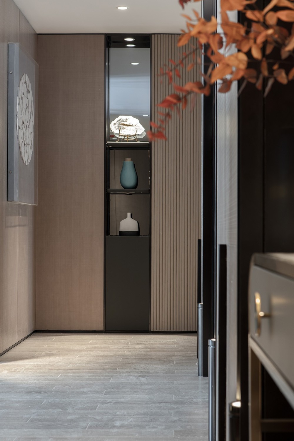 新中式風(fēng)格室內(nèi)家裝案例效果圖-走道 新中式風(fēng)格室內(nèi)家裝案例效果圖-走道