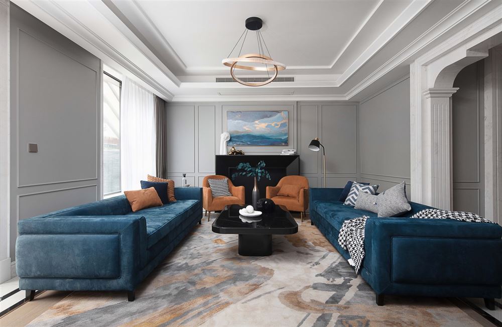 廣州市廣州萬(wàn)達(dá)文化旅游城輕奢風(fēng)格三居室裝修案例