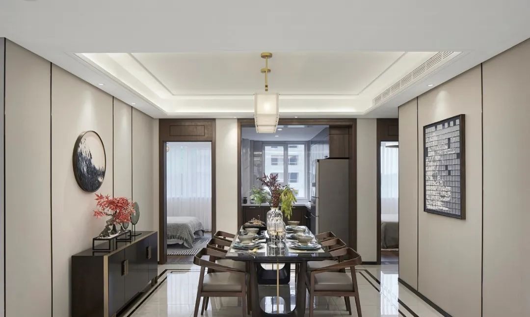 現(xiàn)代新中式風(fēng)格室內(nèi)設(shè)計(jì)家裝案例-餐廳 現(xiàn)代新中式風(fēng)格室內(nèi)設(shè)計(jì)家裝案例-餐廳