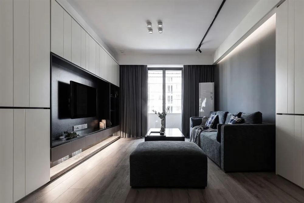 惠州市中洲中央公園現(xiàn)代簡約風(fēng)格三居室裝修案例