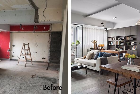 圓融廣場(chǎng)二居99平米北歐風(fēng)格裝修案例-客廳 圓融廣場(chǎng)二居99平米北歐風(fēng)格裝修案例-客廳