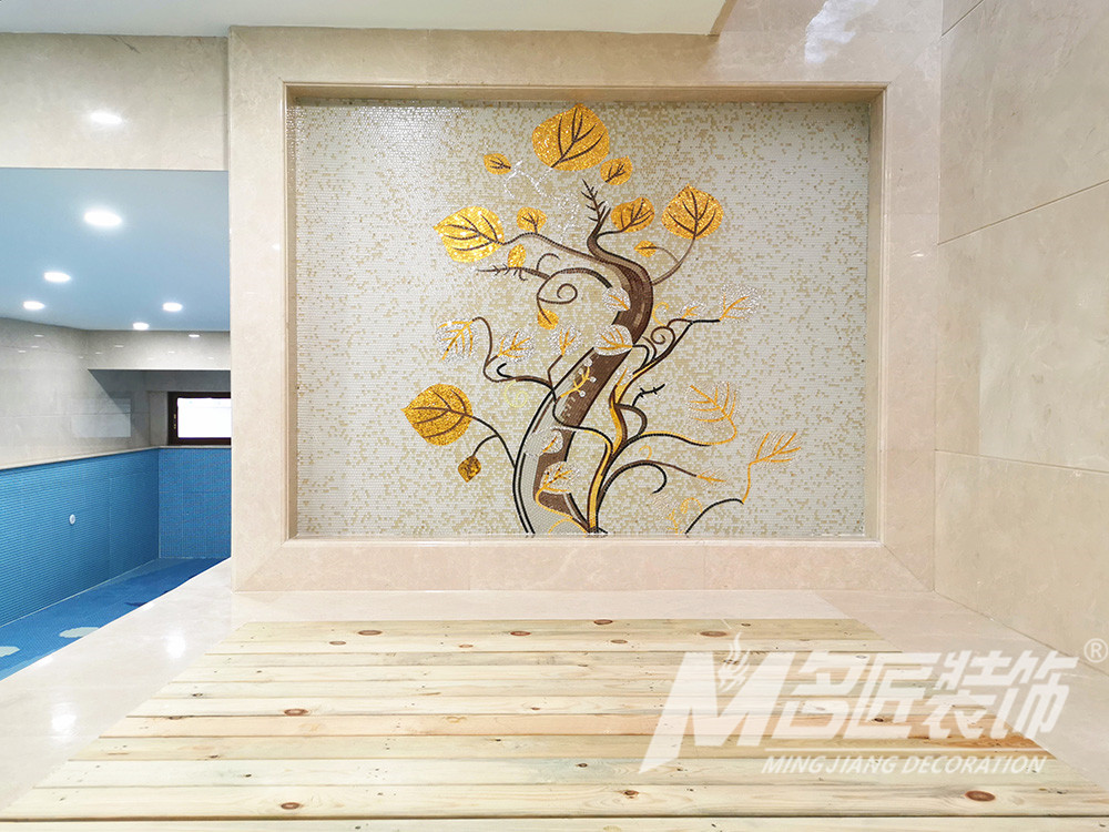 歐式別墅裝修設計-游泳區(qū)背景墻 歐式別墅裝修設計-游泳區(qū)背景墻