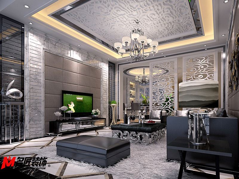 河源市匯景外灘8號現(xiàn)代簡約風(fēng)格別墅裝修案例