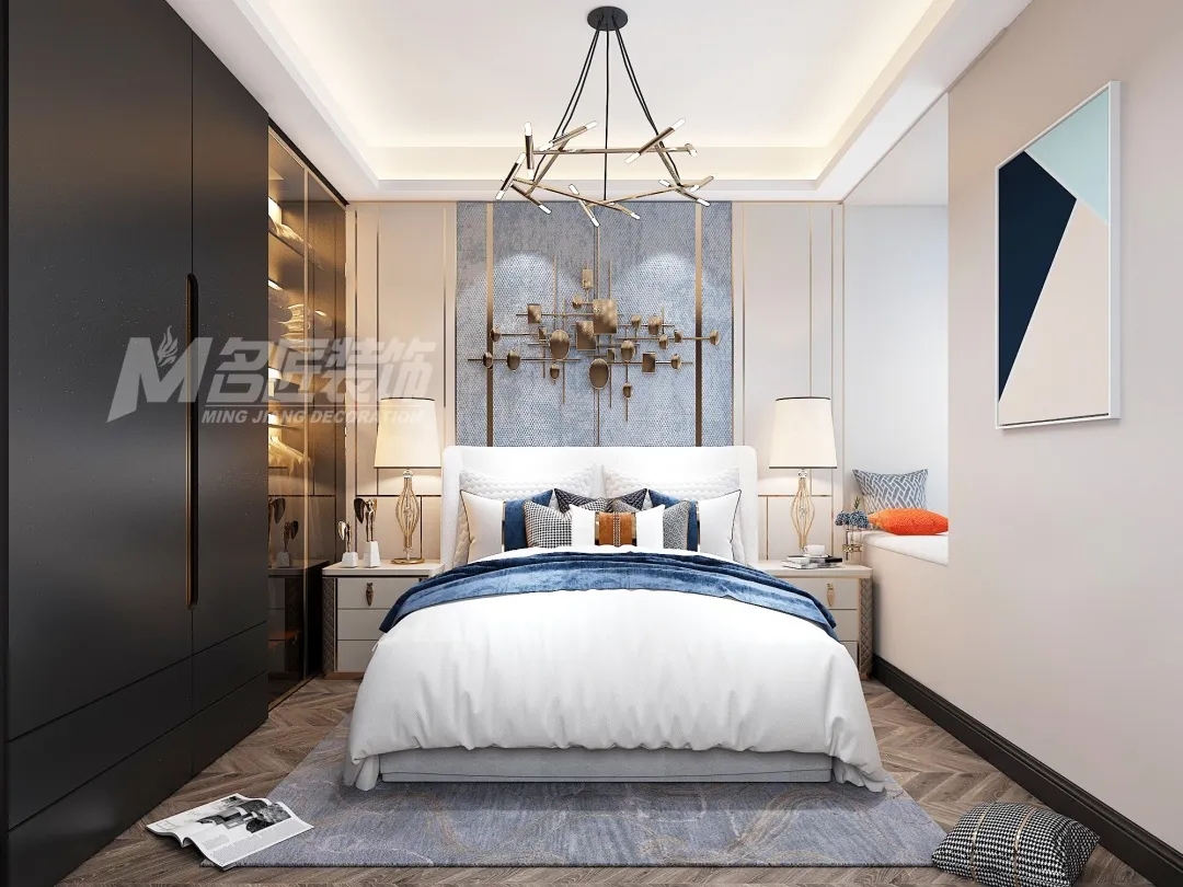 小戶型北歐輕奢室內(nèi)裝修設(shè)計-主臥 小戶型北歐輕奢室內(nèi)裝修設(shè)計-主臥