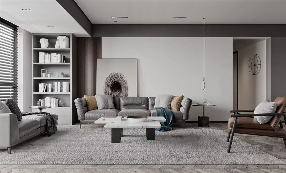 佛山市招商·悅府現(xiàn)代簡約風(fēng)格三居室裝修案例