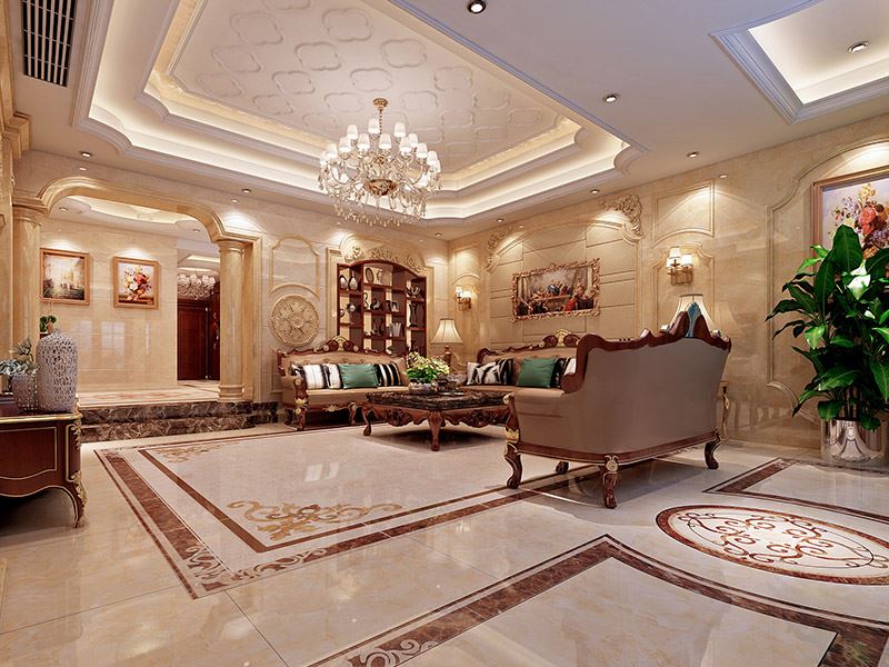 河源市百利?；▓@歐式風(fēng)格別墅裝修案例