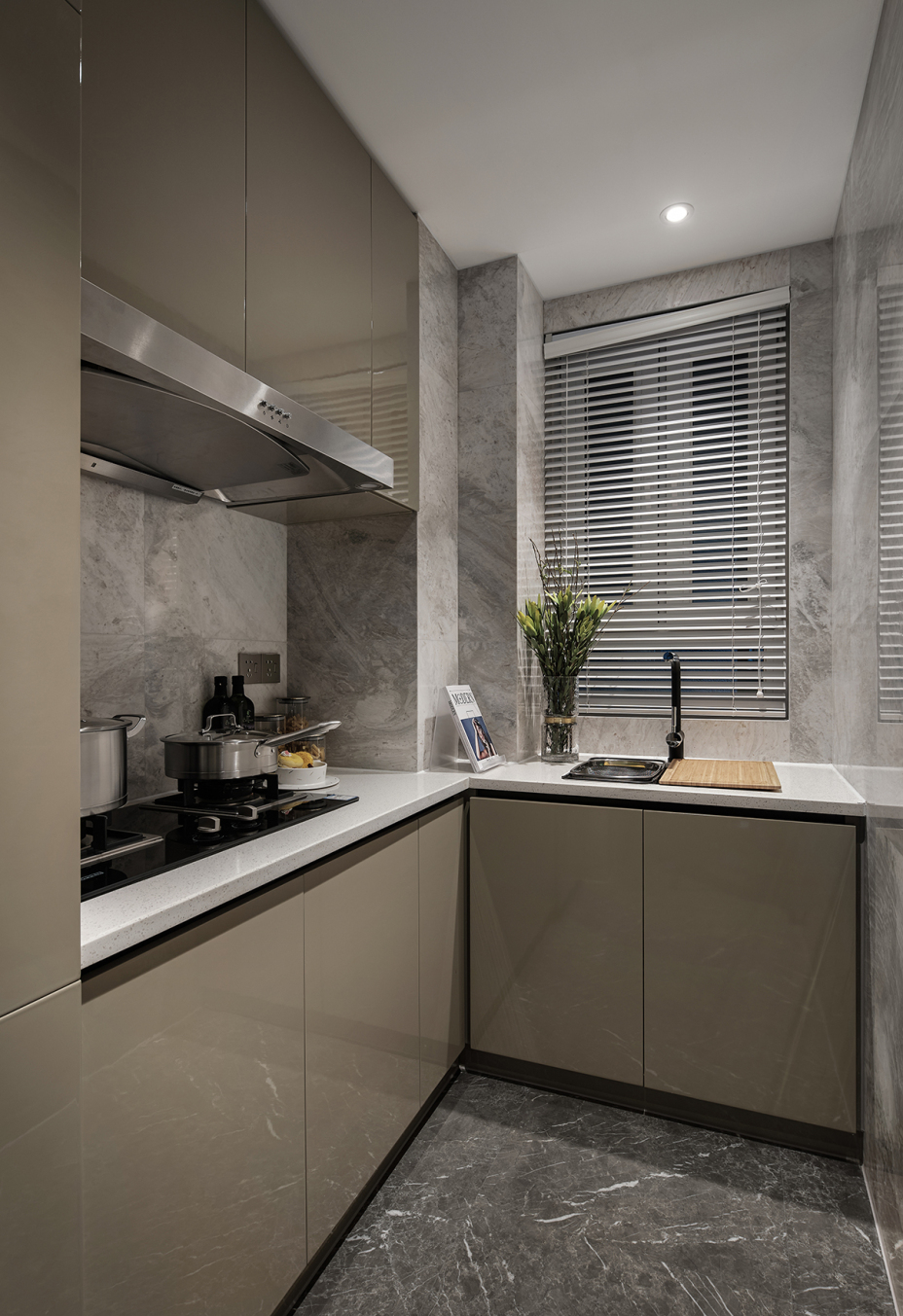 低調(diào)奢華輕奢風(fēng)格室內(nèi)家裝案例效果圖-廚房 低調(diào)奢華輕奢風(fēng)格室內(nèi)家裝案例效果圖-廚房