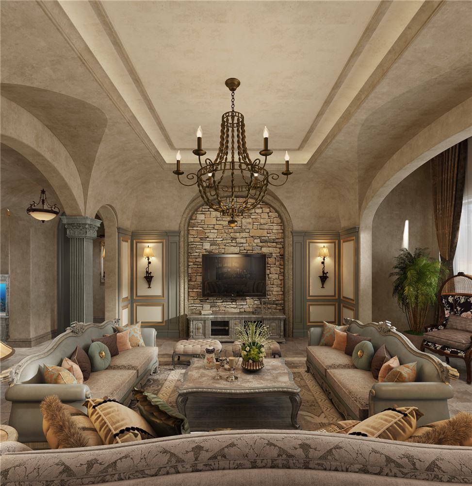 廣州市云溪四季歐式風(fēng)格平層裝修案例