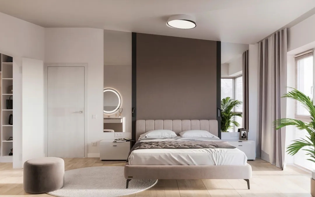 裝修案例輕奢簡約風(fēng)格室內(nèi)裝修效果圖-主臥 裝修案例輕奢簡約風(fēng)格室內(nèi)裝修效果圖-主臥