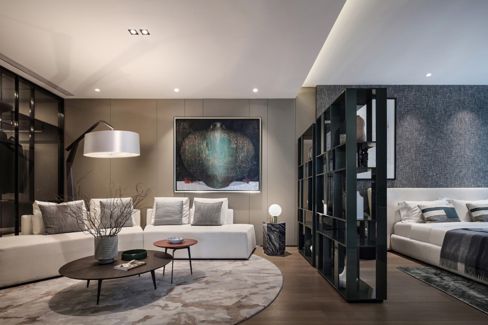 簡(jiǎn)約黑白灰風(fēng)格室內(nèi)設(shè)計(jì)家裝案例-臥室 簡(jiǎn)約黑白灰風(fēng)格室內(nèi)設(shè)計(jì)家裝案例-臥室