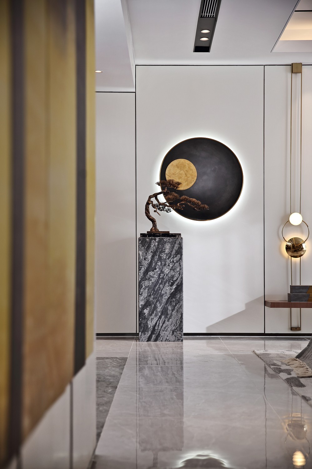 新中式風格室內(nèi)家裝案例效果圖-玄關 新中式風格室內(nèi)家裝案例效果圖-玄關