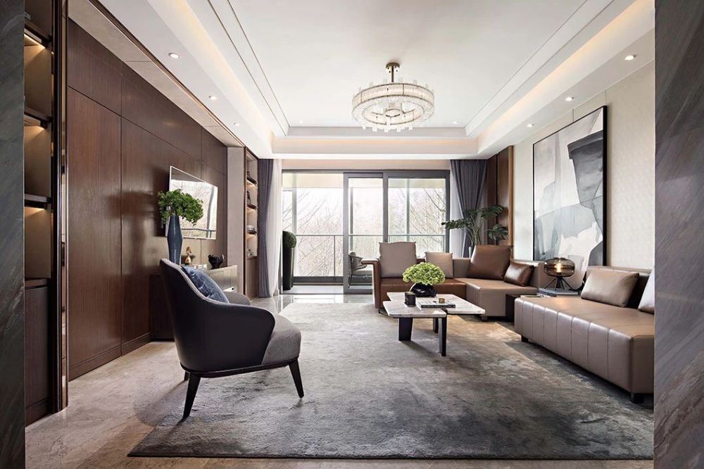 佛山市招商樾園輕奢風格四居室裝修案例