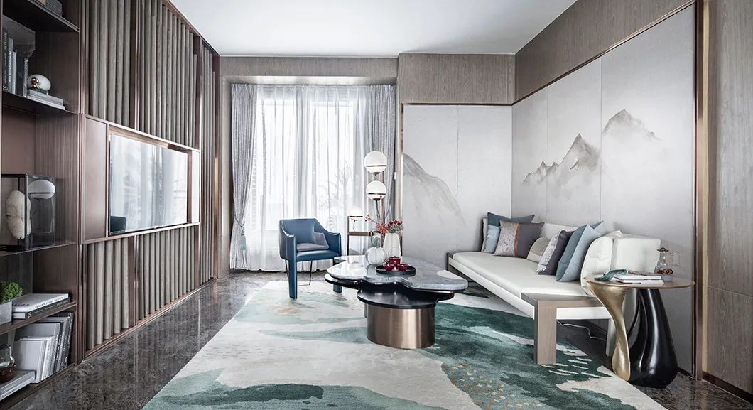 裝修案例新中式風格復式裝修效果圖-休閑區(qū) 裝修案例新中式風格復式裝修效果圖-休閑區(qū)