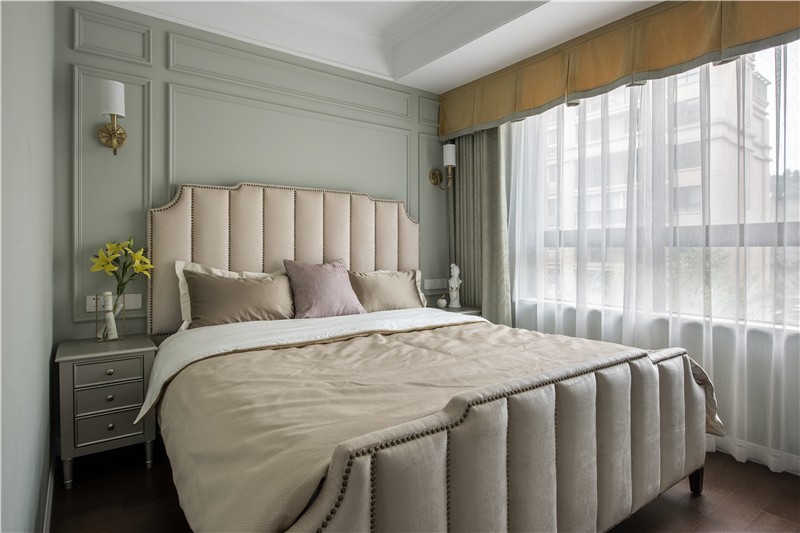 現(xiàn)代美式風(fēng)格家裝設(shè)計室內(nèi)裝修效果圖-次臥 現(xiàn)代美式風(fēng)格家裝設(shè)計室內(nèi)裝修效果圖-次臥