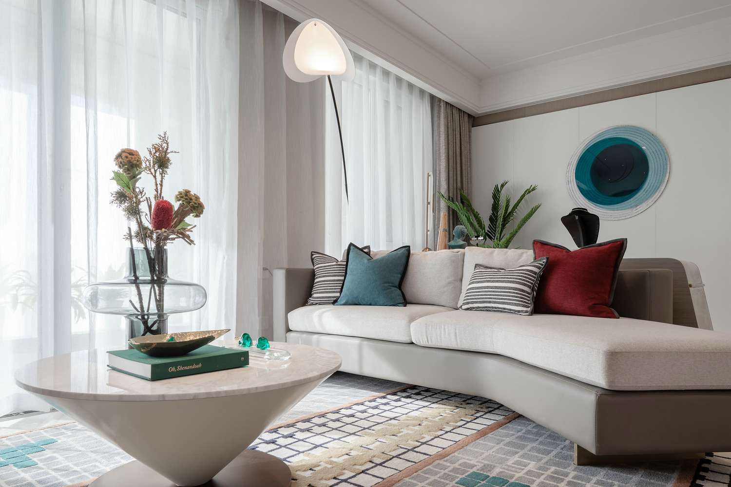 簡(jiǎn)約新中式風(fēng)格室內(nèi)家裝案例效果圖-客廳 簡(jiǎn)約新中式風(fēng)格室內(nèi)家裝案例效果圖-客廳