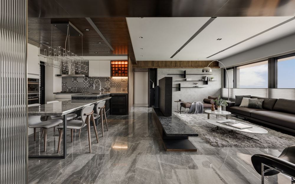 佛山市保利清能和府輕奢風(fēng)格四居室裝修案例