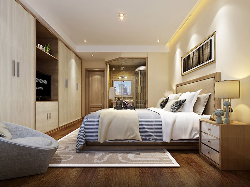 河源市龍光城現(xiàn)代簡約風(fēng)格四居室裝修案例