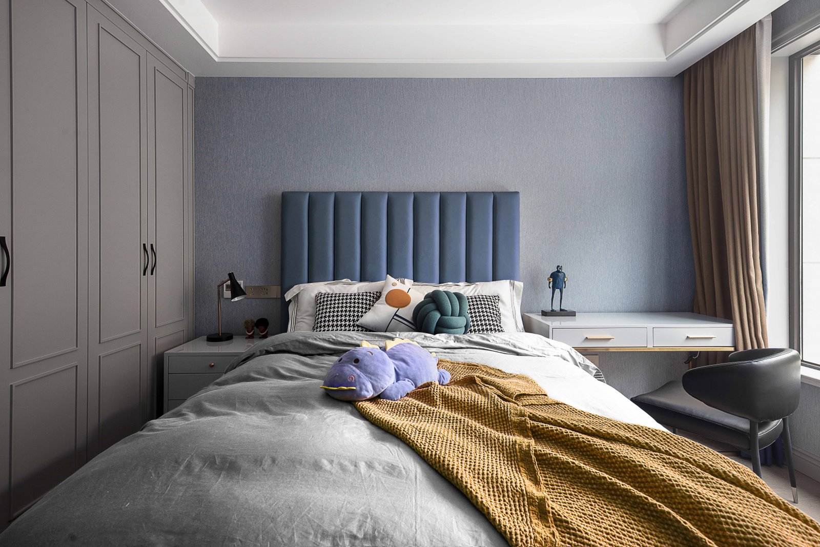 裝修案例輕奢風(fēng)格室內(nèi)裝修效果圖-次臥 裝修案例輕奢風(fēng)格室內(nèi)裝修效果圖-次臥