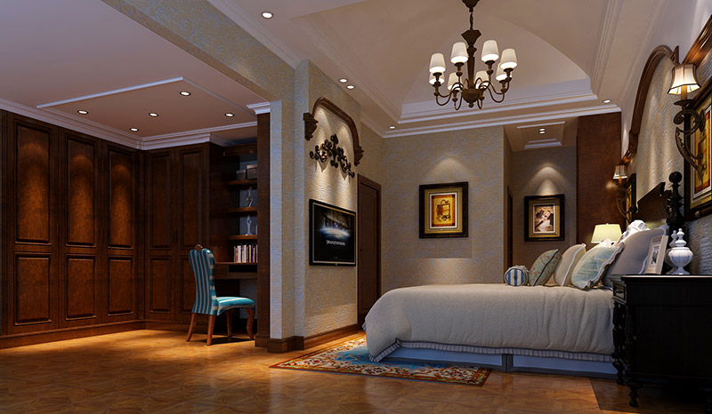 現(xiàn)代前衛(wèi)風格別墅裝修效果圖-饒平別墅365平米-別墅臥室 現(xiàn)代前衛(wèi)風格別墅裝修效果圖-饒平別墅365平米-別墅臥室