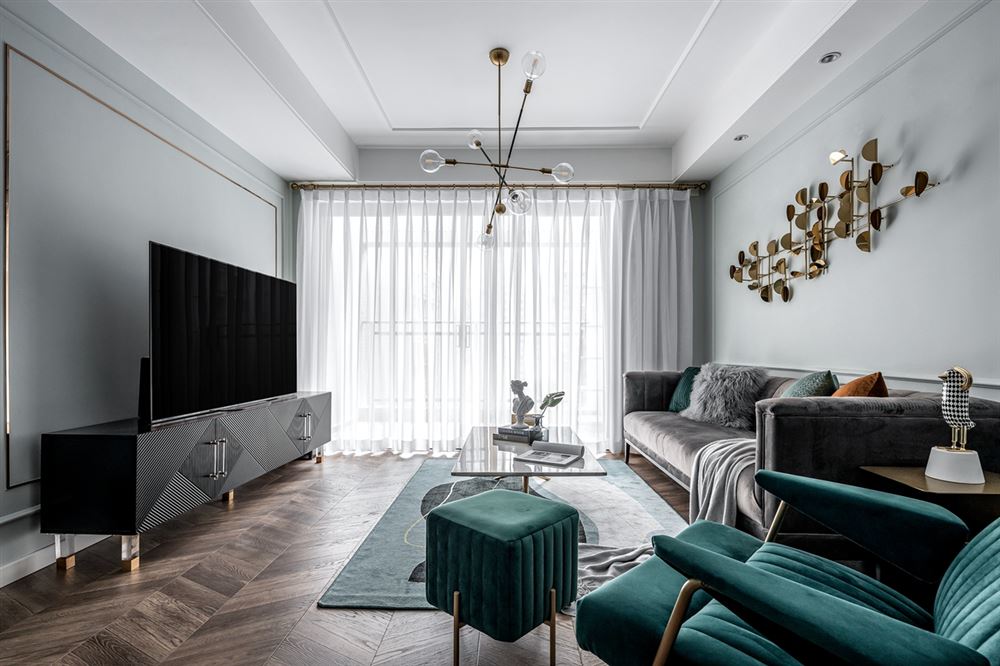 江門市江?；▓@北歐風(fēng)格三居室裝修案例